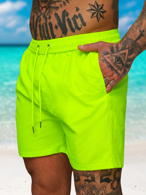 Herren Badeshorts Gelb-Neon OZONEE JS/XL018/81