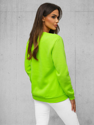 Damen Sweatshirt Grün-Neon OZONEE JS/W01Z
