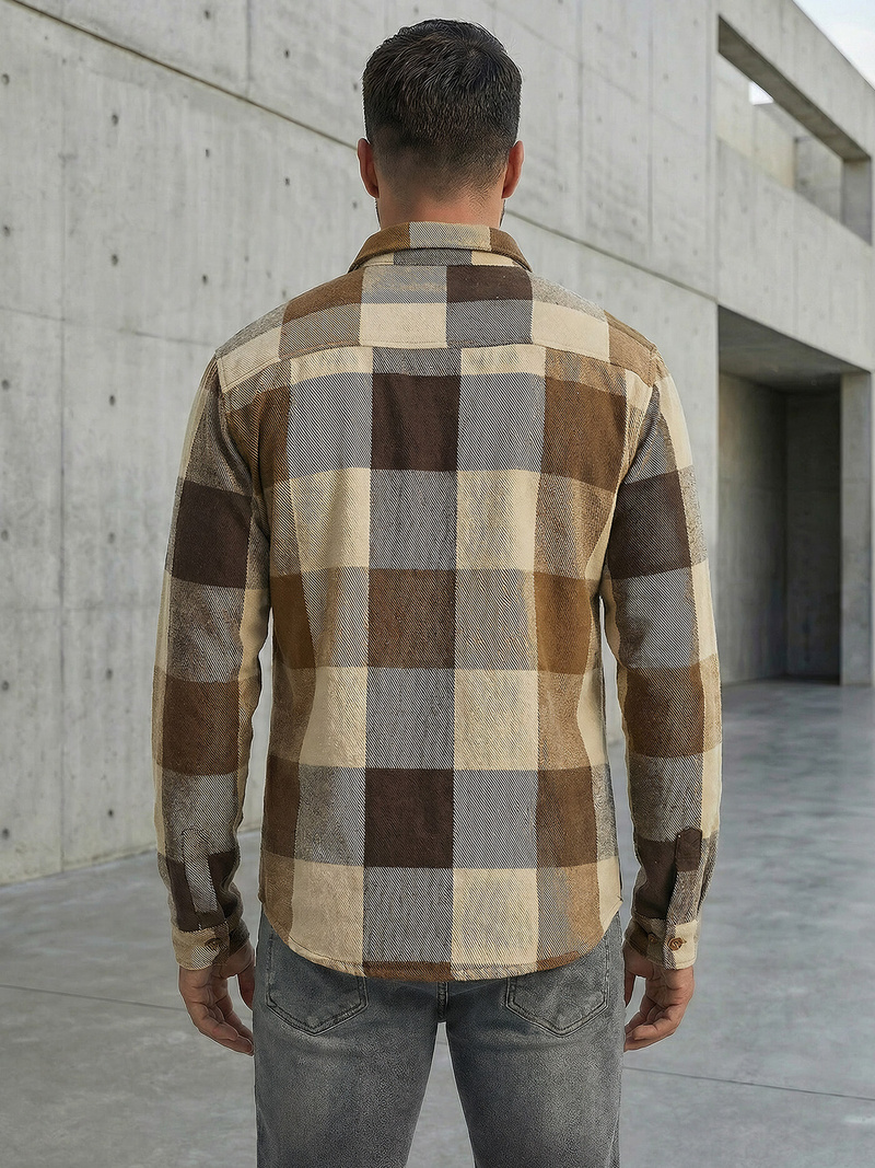 Herren Hemd Camel OZONEE NB/MC728KZ