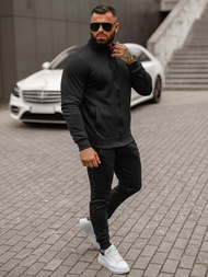 Herren Sportanzug Schwarz OZONEE JS/68C10385/3Z