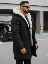 Herren Winterjacke Schwarz OZONEE JS/5M120/392Z