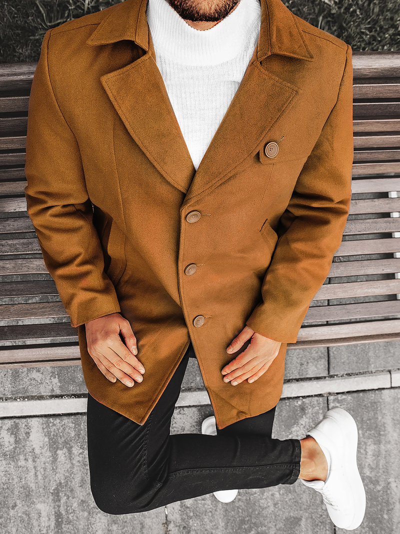 Herren Mantel Camel OZONEE N/5922Z