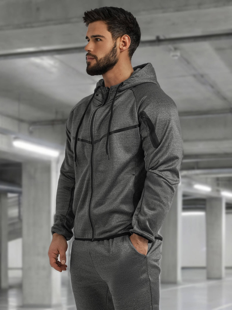 Herren Sportanzug Anthrazit OZONEE JS/8C1966/5