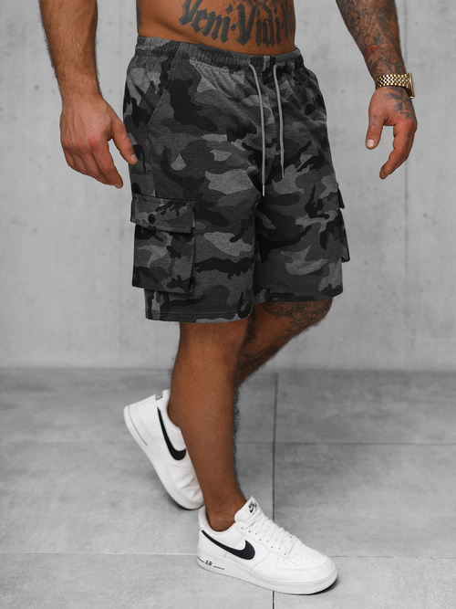 Herren Sportshorts Anthrazit OZONEE JS/8K282/5
