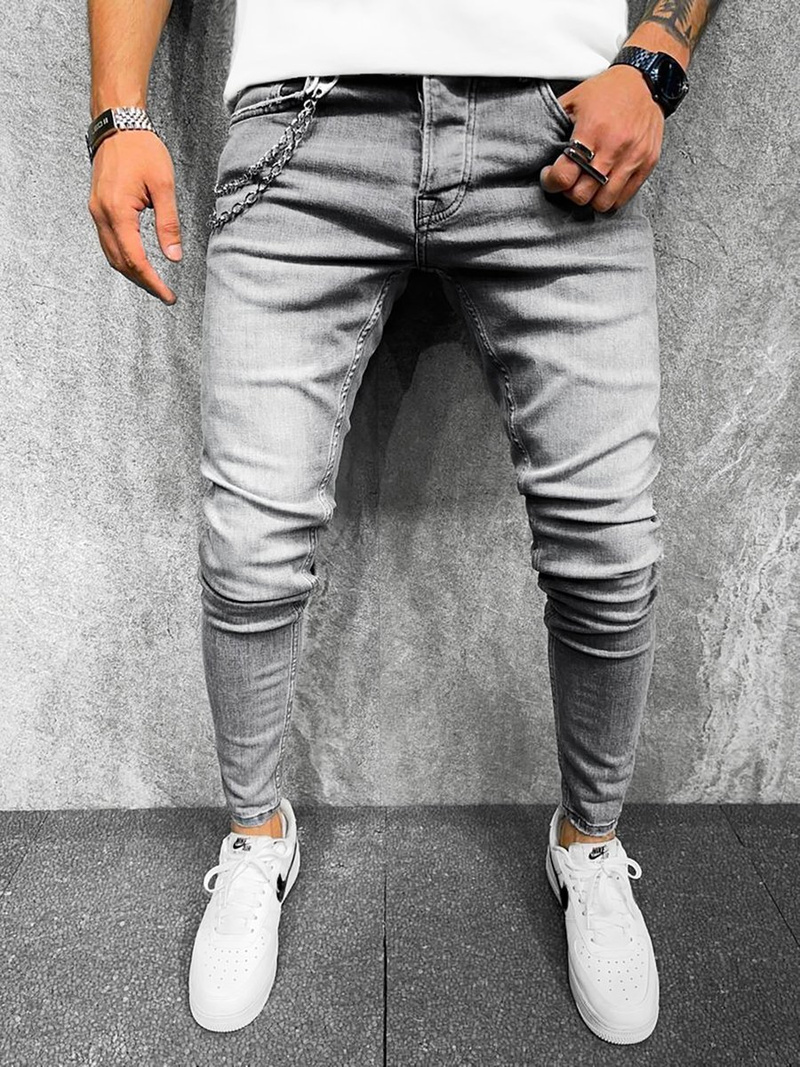 Herren Jeanshose Grau OZONEE O/B6421