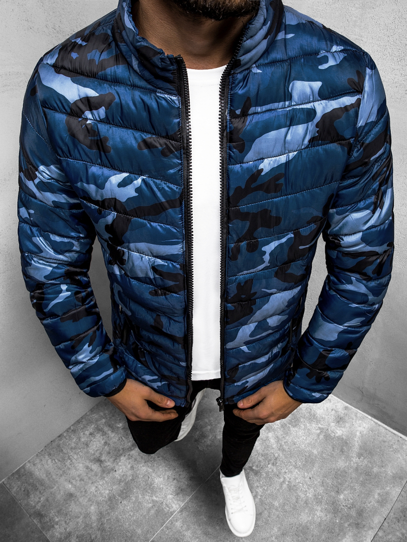 Herren Jacke Dunkelblau-Camo OZONEE JS/SM80Z