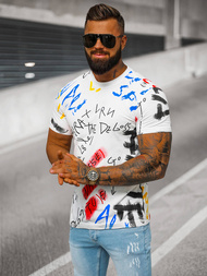 Herren T-shirt Weiß OZONEE JS/8T1211/1