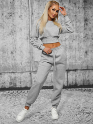 Zweiteiliges Trainingsanzug-Set Grau OZONEE JS/8C78/2