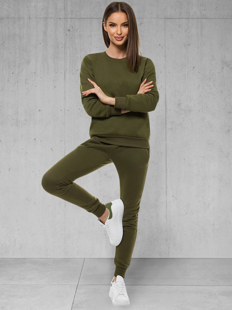 Damen Trainingsanzug Khaki OZONEE 51