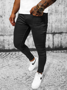 Herren Jeanshose Schwarz OZONEE E/5348/02