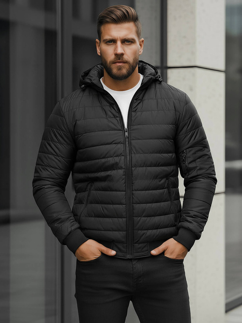 Herren Jacke Schwarz OZONEE JS/MY13Z