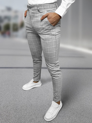 Herren Chino Hose Grau OZONEE DJ/5522Z
