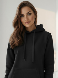 Damen Kapuzenpullover Schwarz OZONEE JS/YS10003/3Z