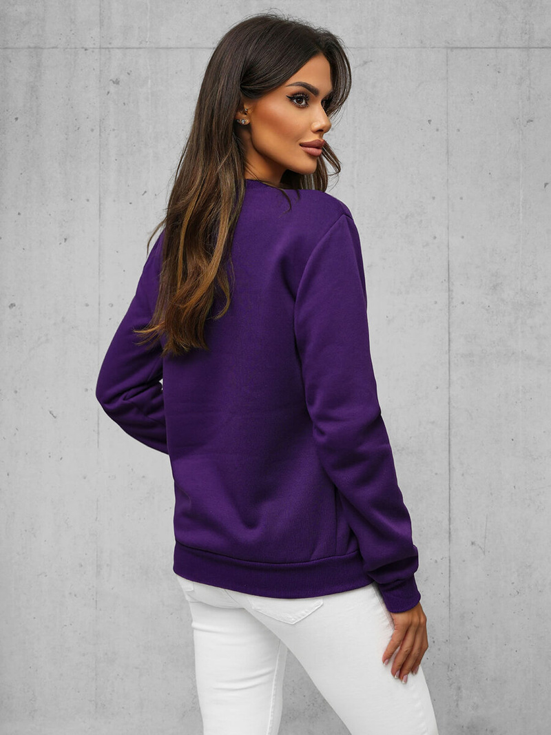 Damen Sweatshirt Violett OZONEE JS/W01Z