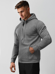 Herren Kapuzenpullover Dunkelgrau OZONEE JS/2009Z