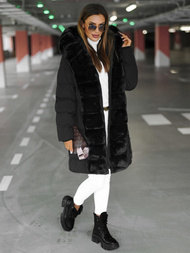 Damen Jacke Schwarz OZONEE JS/5M3158/392Z