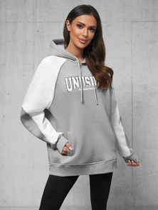 Kapuzenpullover Grau OZONEE O/SWE23027