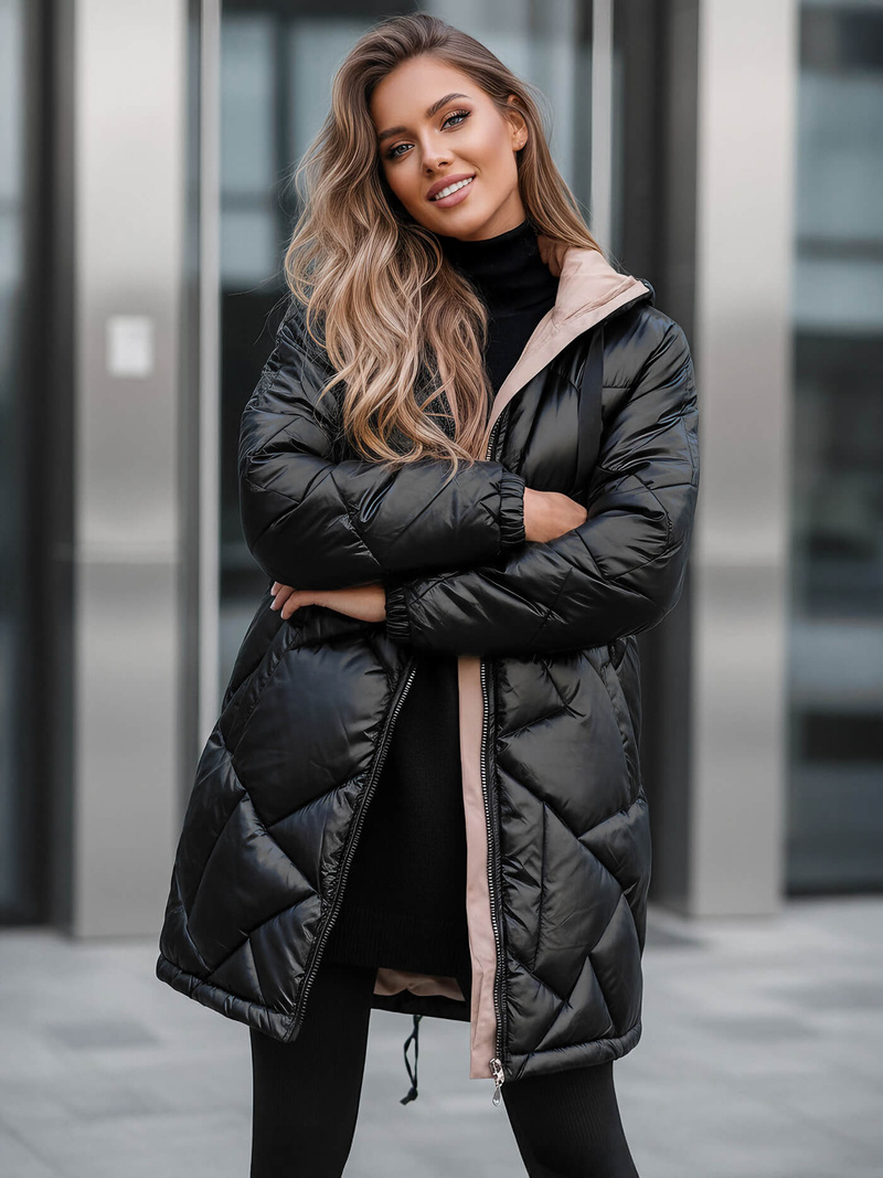 Damen Jacke Schwarz OZONEE JS/5M3189/392Z