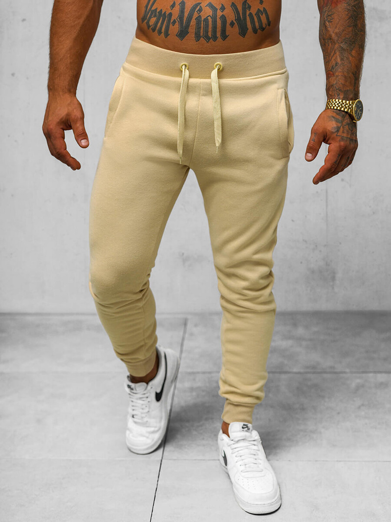 Herren Sporthose Hellbeige OZONEE JS/XW01/159Z