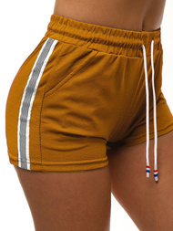 Damen Shorts Camel OZONEE JS/1023/B10/B