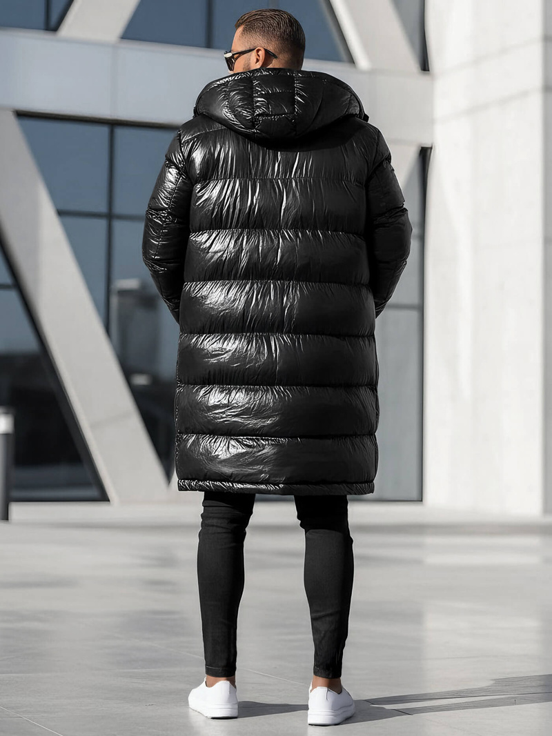 Herren Winterjacke Schwarz OZONEE O/M3205Z