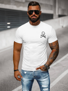 Herren T-shirt Weiß OZONEE NB/MT3066