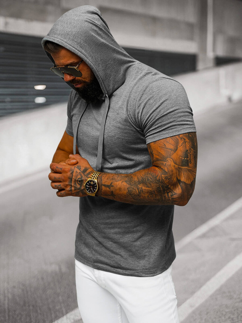 Herren T-shirt Anthrazit OZONEE JS/8T89/5