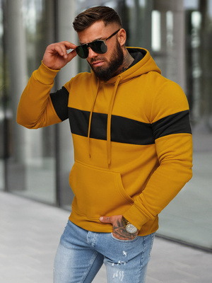 Herren Kapuzenpullover Camel OZONEE JS/8B1316/26