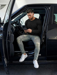 Herren Jeanshose Blau OZONEE O/EM8886Z