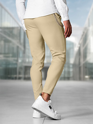 Herren Chino Hose Beige OZONEE DJ/3300Z