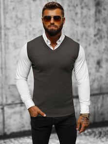 Herren Pullover Anthrazit OZONEE NB/MM6005/3Z