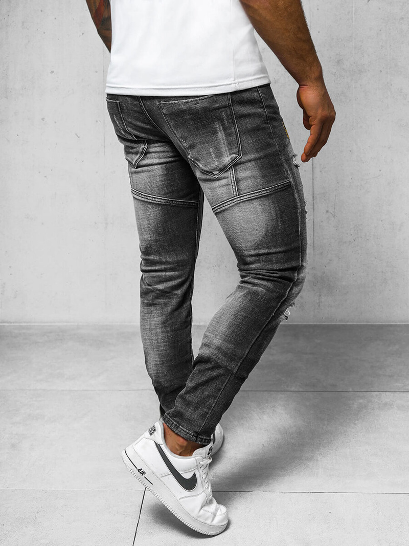 Herren Jeanshose Schwarz OZONEE NB/MP0047NZ