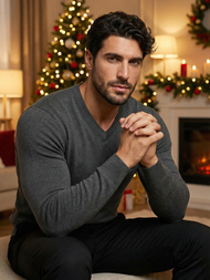 Herren Pullover Anthrazit OZONEE NB/MMB601/3Z