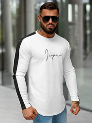 Herren Sweatshirt Weiß OZONEE O/D7197Z