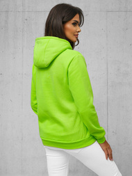 Damen Kapuzenpullover Grün-Neon OZONEE JS/W02Z