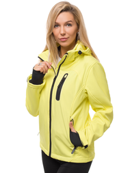 Damenjacke Softshell Gelb OZONEE N/4849