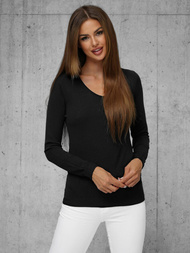 Damen pullover Schwarz OZONEE JS/8006/9