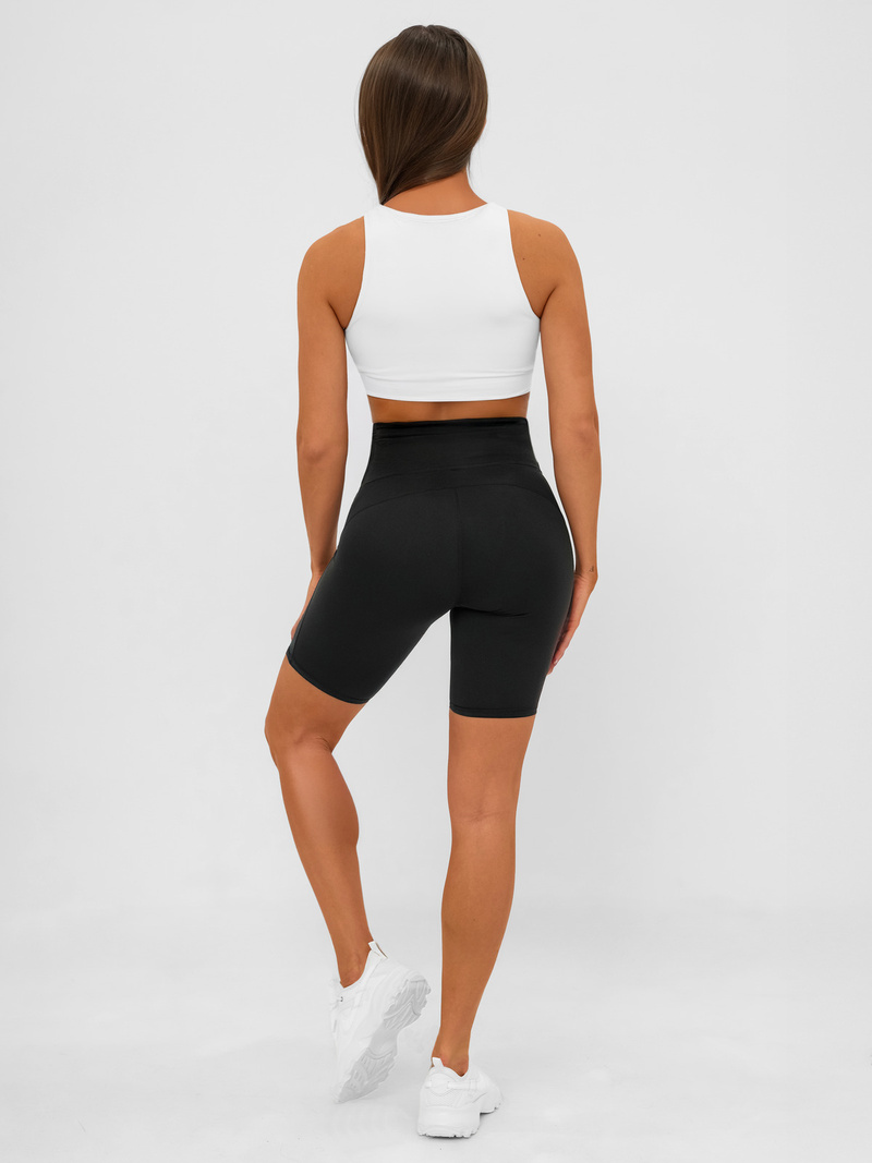 Damen Kurze Leggings Schwarz JS/17K583/3