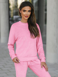 Damen Velours Sportanzug Puderrosa OZONEE O/8C1173/38