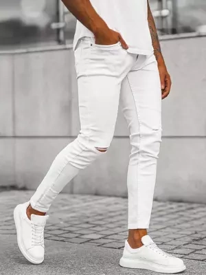 Herren Jeanshose Weiß OZONEE E/5391/01Z