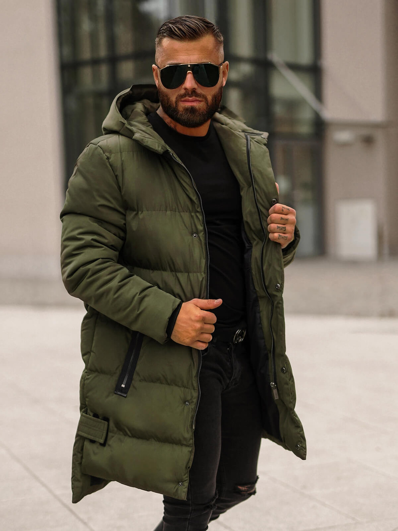 Herren Winterjacke Grün OZONEE O/M799Z