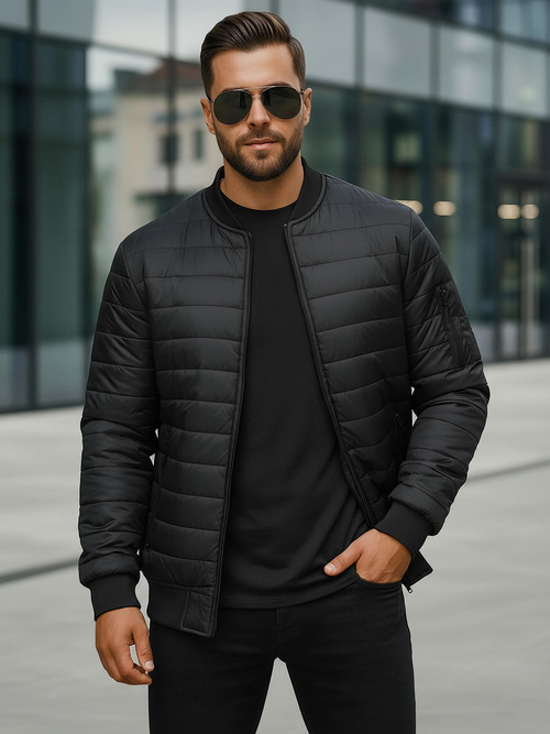 Herren Jacke Schwarz OZONEE JS/MY02Z