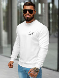Herren Sweatshirt Weiß OZONEE O/P2031Z