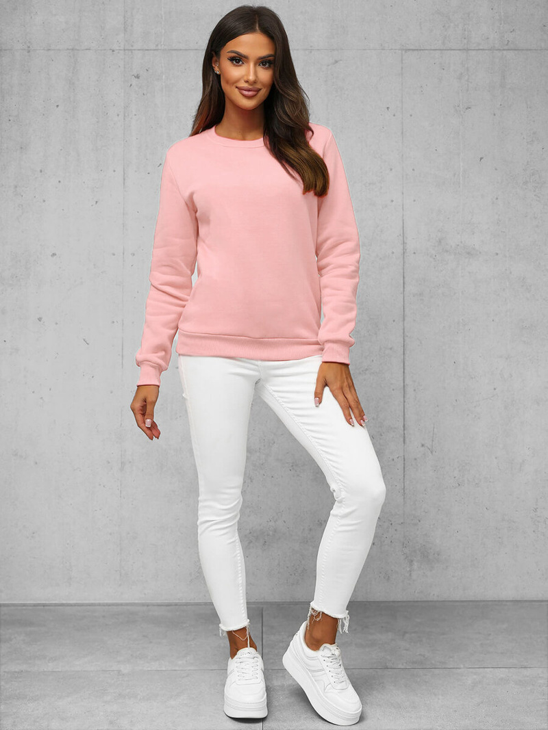 Damen Sweatshirt Puderrosa OZONEE JS/W01Z