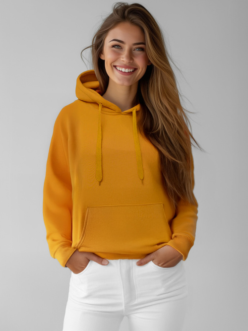 Damen Kapuzenpullover Camel OZONEE JS/W02/26Z