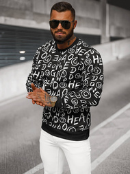 Herren Sweatshirt Schwarz OZONEE JS/8B1221/3