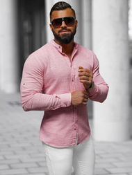 Herren Hemd Rosa OZONEE O/V81