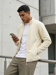 Herren Sweatshirt Ecru OZONEE JS/HH016/1