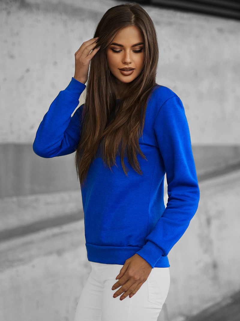Damen Sweatshirt Kobalt OZONEE JS/W01Z