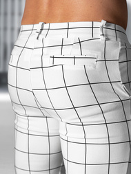 Herren Chino Hose Weiß OZONEE O/P4009Z